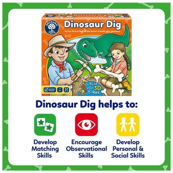 Dinosaur Dig - Jeu de loterie - ORCHARD