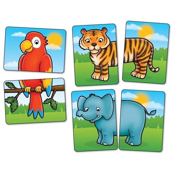 La jungle - Jeu de paires - ORCHARD