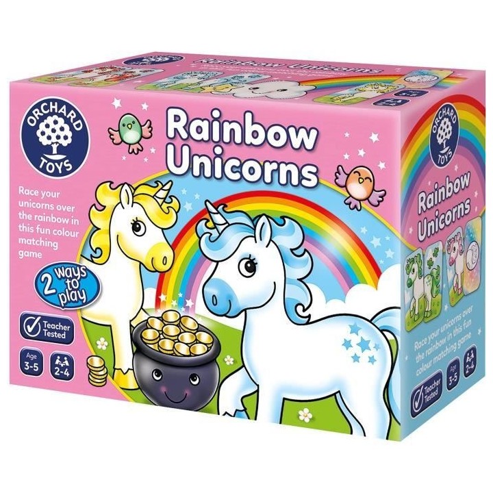 Licornes multicolores - Jeu de paires - ORCHARD