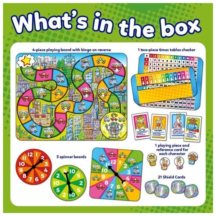 Time tables heroes - Jeu de calcul - ORCHARD