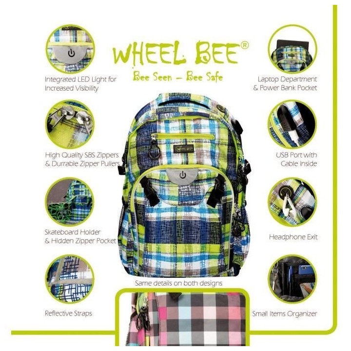 Sac a dos - SCHILDKRÖT - Sac Wheel Bee BACKPACK Generation Z