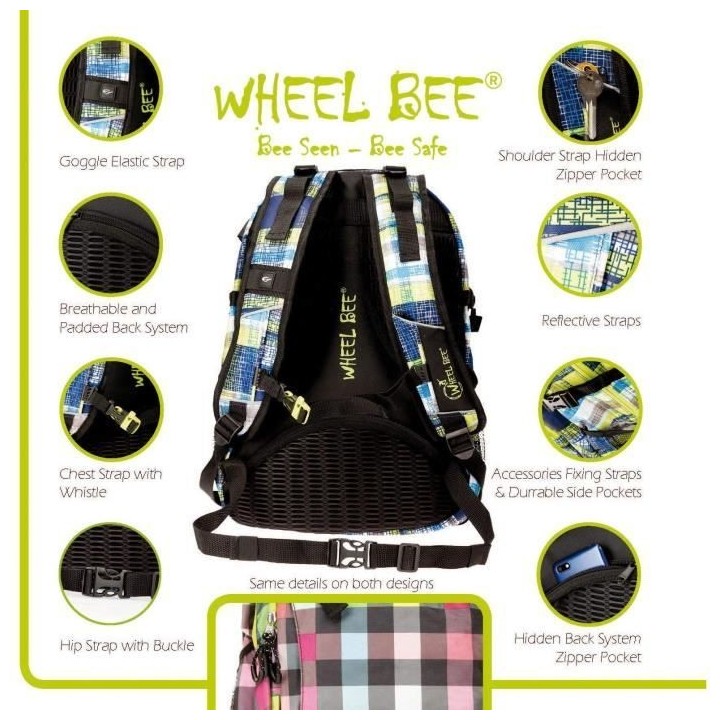 Sac a dos - SCHILDKRÖT - Sac Wheel Bee BACKPACK Generation Z