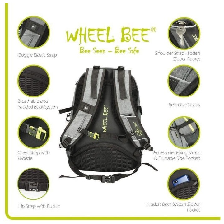 Sac a dos - SCHILDKRÖT - Sac Wheel Bee BACKPACK Revolution