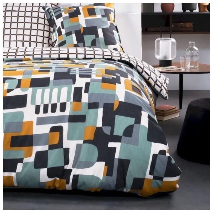 Parure de lit - TODAY - Sunshine - 116485 - 2 personnes - 220x240 cm -