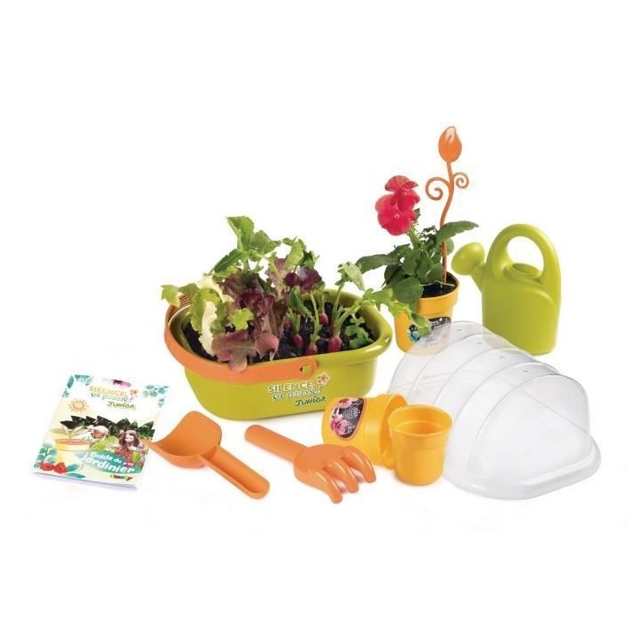 SMOBY - Silence ça Pousse Mini serre avec pognée + accessoires - Fab