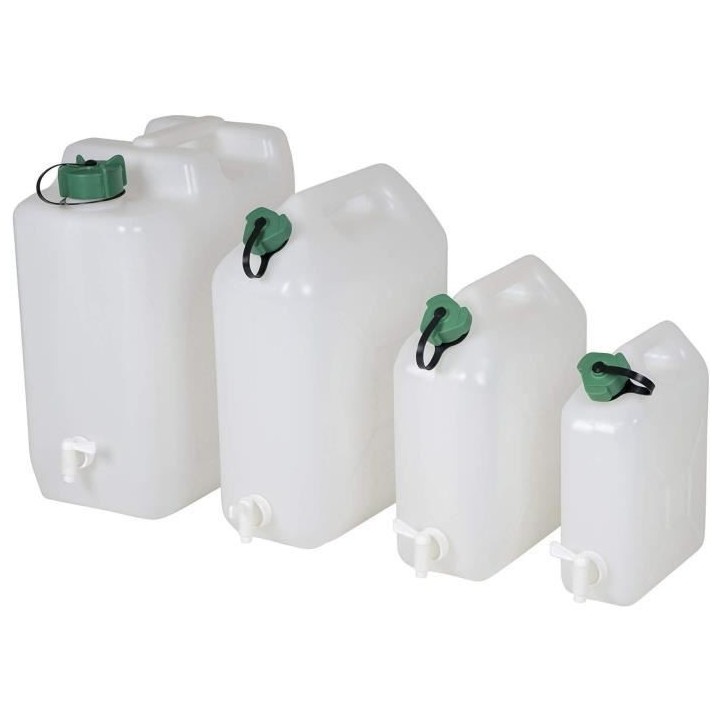 Jerrycan extra-fort avec robinet eau propre 35 litres