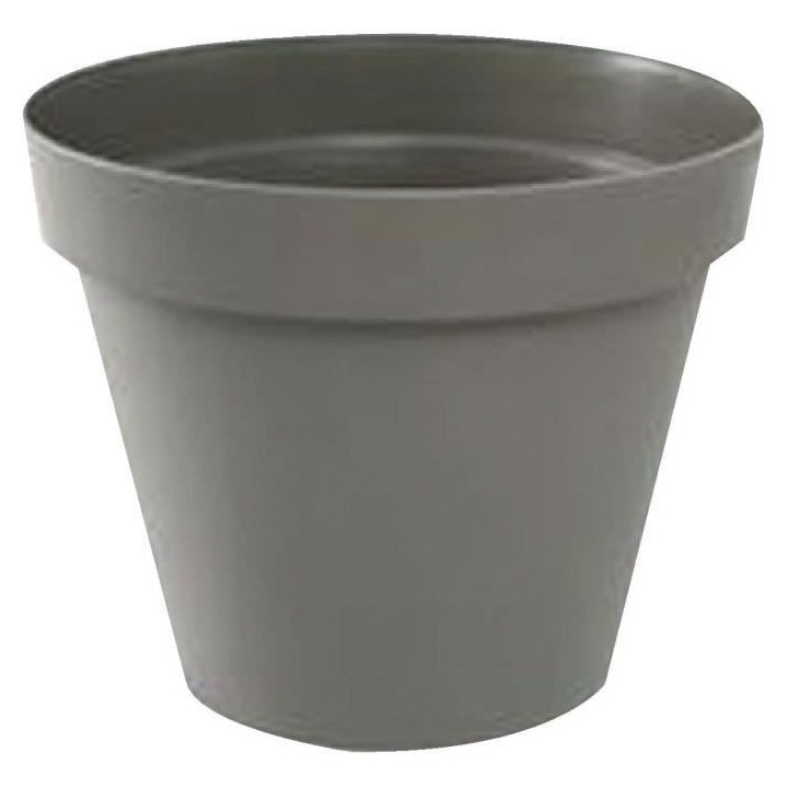 Pot de fleur rond Toscane - EDA PLASTIQUE - Ø 30 x H 26 cm - 10 L - T
