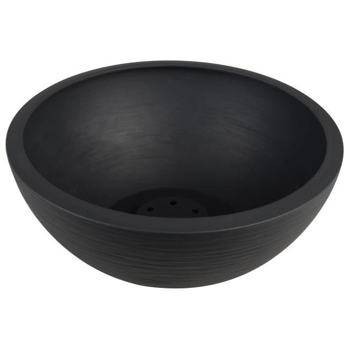 Pot vasque Graphit'Up Ø 30 - 5,5L - Gris anthracite - EDA PLASTIQUE -
