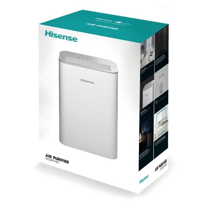 Purificateur d'air - Hisense - APH220 - Filtre Hepa 11 - Télécommand