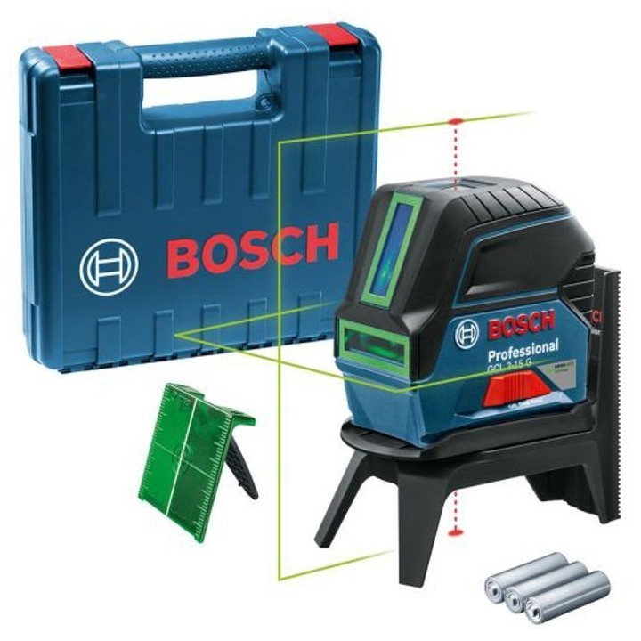 Laser ligne Bosch Professional GCL 2-15 G Portée 15 m + Support rotat