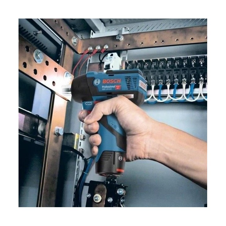 Boulonneuse Bosch Professional GDS 12V-115 + 2 batteries 3,0Ah + L-BOX