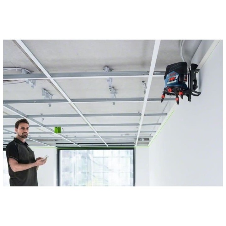 Laser ligne Bosch Professional GCL 2-50 CG sans pilles - Laser vert -