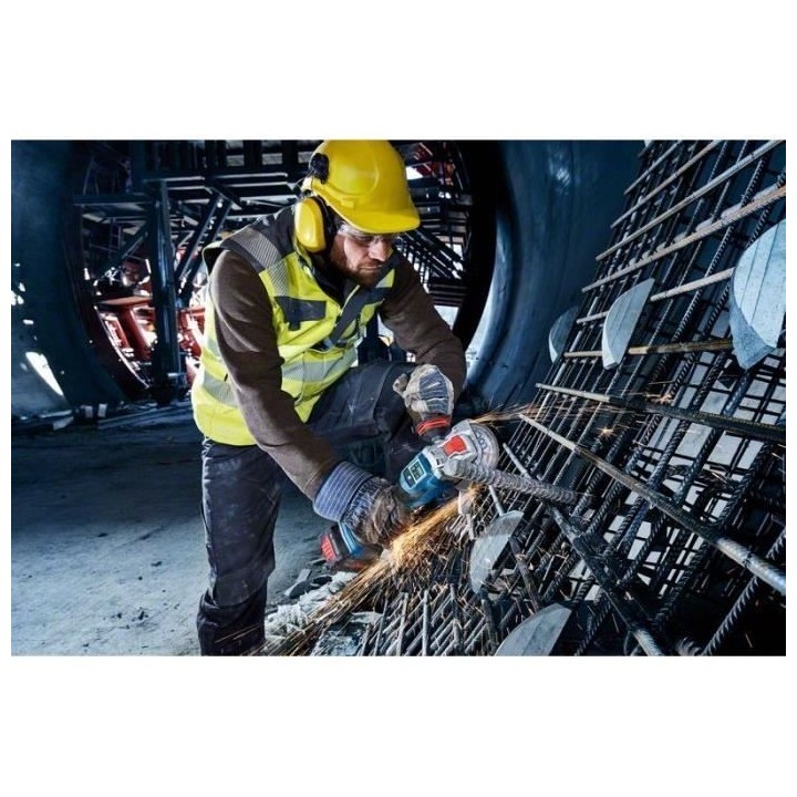 Meuleuse angulaire X-LOCK Bosch Professional GWX 18V-15 SC + 2 batteri