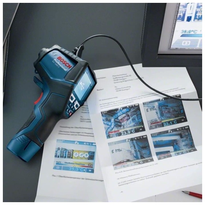 Détecteur thermique Bosch Professional GIS 1000 C Bluetooth - avec LE