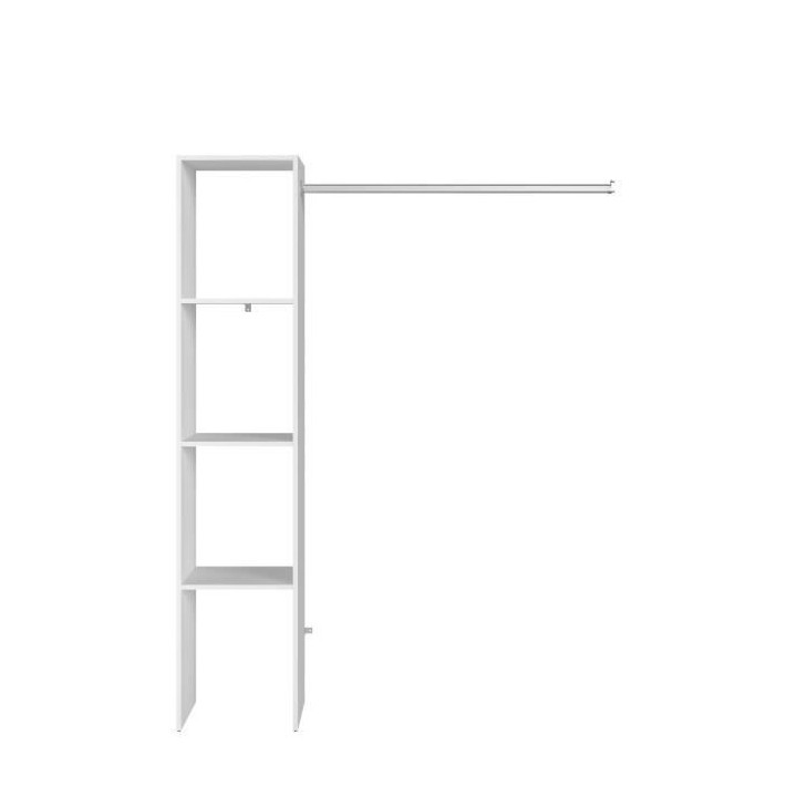 Dressing ARTIC - Blanc - 1 colonne + 1 penderie - EKIPA