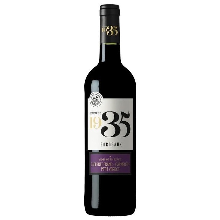 Dépuis 1935 Tricepage Cabernet Franc Petit Verdot Carmenere AOP Borde