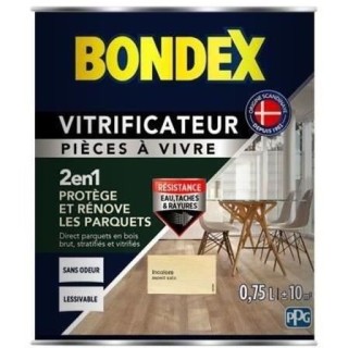 BONDEX Vitrificateur Satin pour Proteger et Rénover les Parquets et E