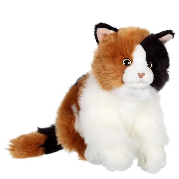 Gipsy Toys - Chat Mimiz Tricolore - Peluche - 28 cm