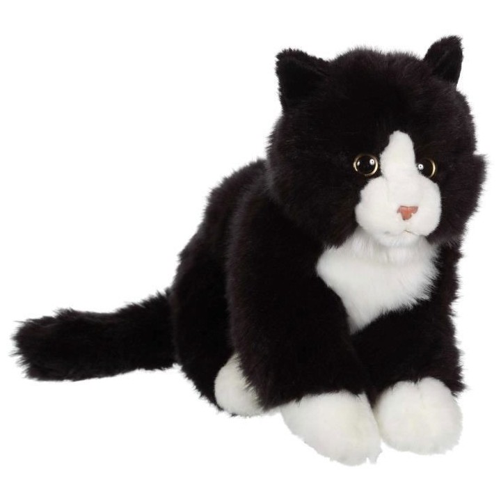 Gipsy Toys - Chat Mimiz - 28 cm - Noir & Blanc