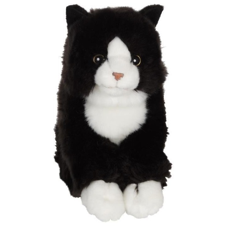 Gipsy Toys - Chat Mimiz - 28 cm - Noir & Blanc