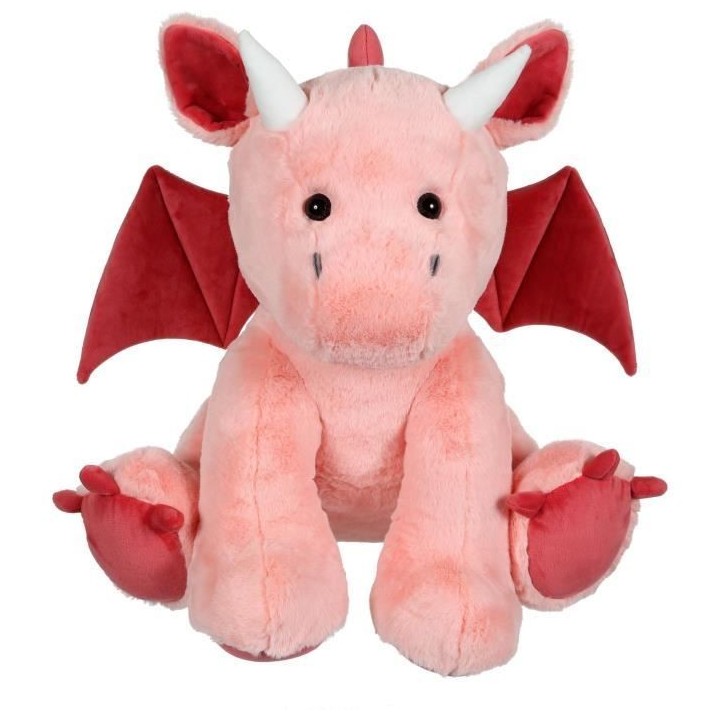 Gipsy Toys - Dragon Floppy - Peluche - 30 cm - Rose