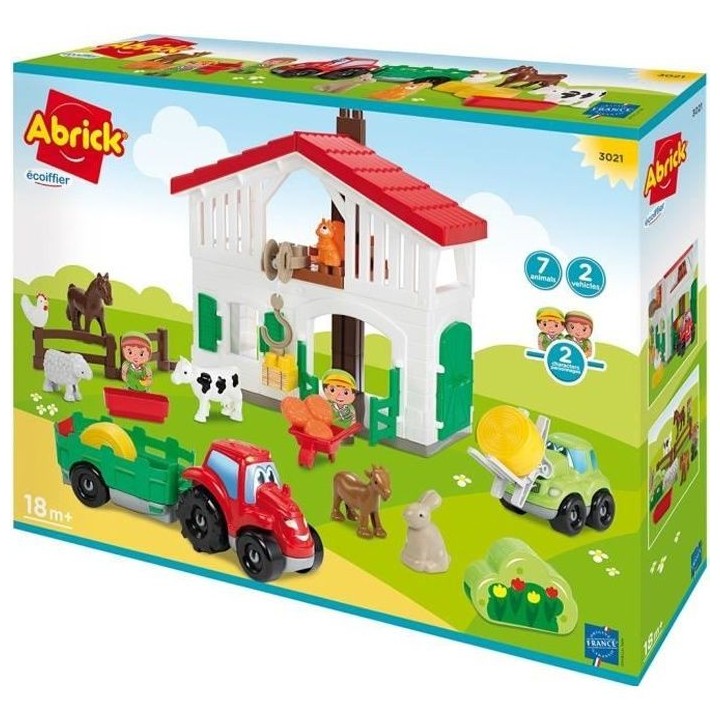 Jouet - ECOIFFIER - La ferme - Abrick - Enfant - Multicolore - 18 mois