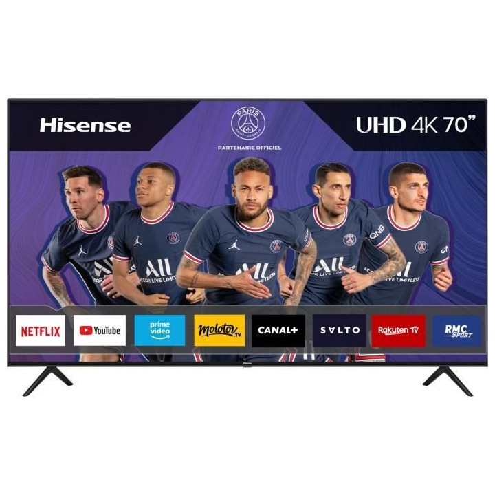 HISENSE 70AE7000F - TV LED UHD 4K 70 (177cm) - HDR 10+ - Ecran sans bo