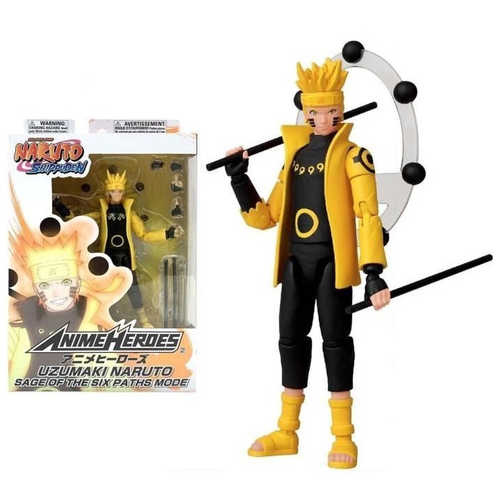 Figurine Anime Heroes Naruto Shippuden - Mode Sage des six chemins - B