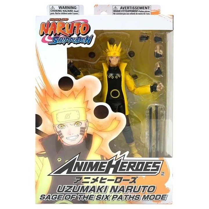Figurine Anime Heroes Naruto Shippuden - Mode Sage des six chemins - B
