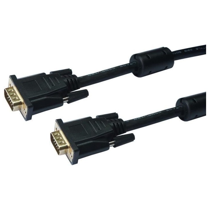 Cable VGA 0.50m noir or