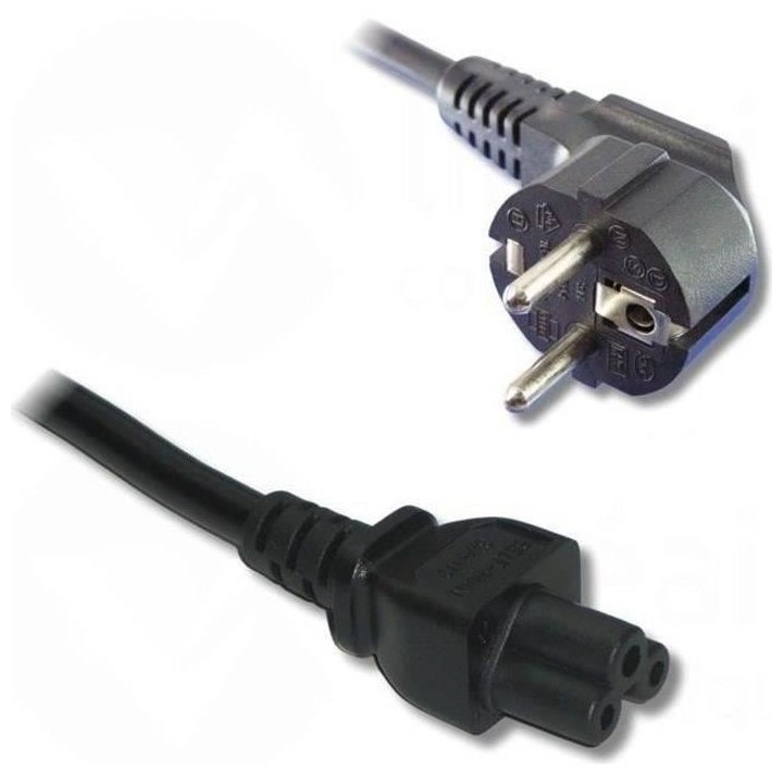 câble d'alimentation 2 Pôles + Terre,1.80m