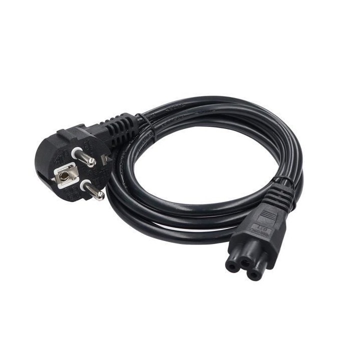 câble d'alimentation 2 Pôles + Terre,1.80m