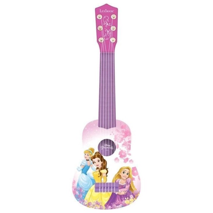 Lexibook - Ma Premiere Guitare Disney Princesses - 53cm - Guide d'appr