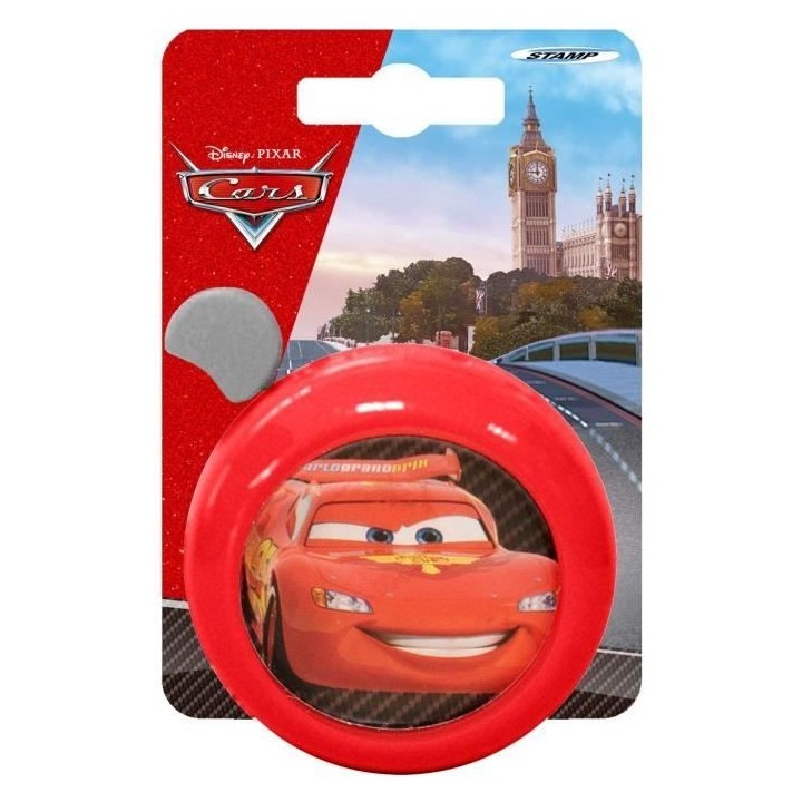 Sonnette pour Véhicule Enfant - CARS Disney - Rouge - STAMP - Modele