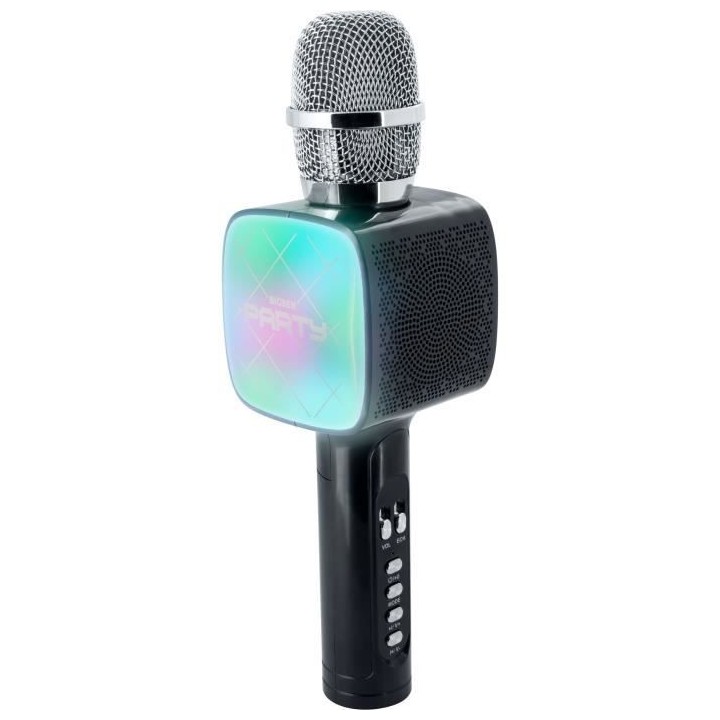 Microphone Karaoké Bluetooth BIGBEN Party - Effets sons et lumieres -