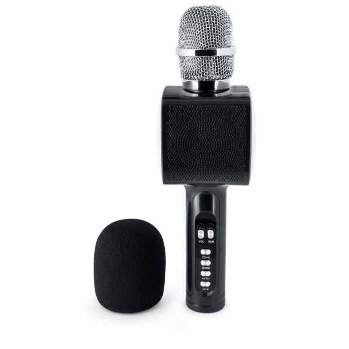 Microphone Karaoké Bluetooth BIGBEN Party - Effets sons et lumieres -