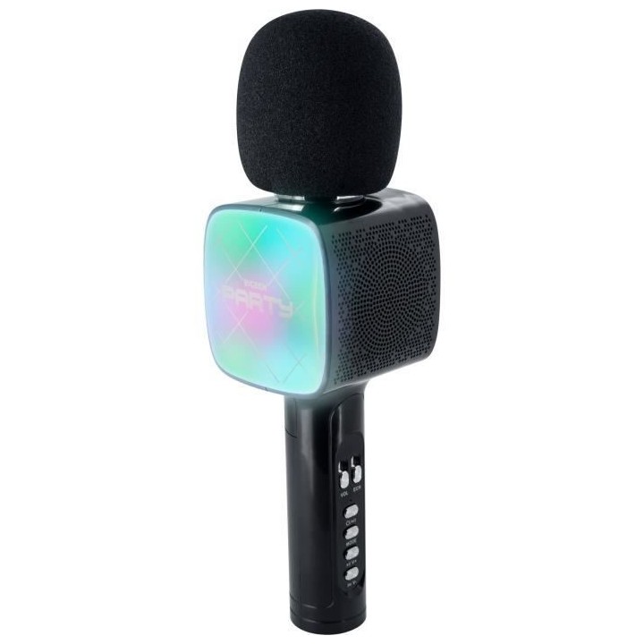 Microphone Karaoké Bluetooth BIGBEN Party - Effets sons et lumieres -