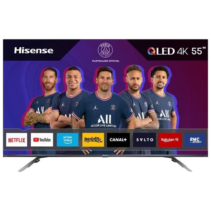 HISENSE 55E76GQ - TV QLED UHD 4K - 55 (139cm) - Dolby Vision - son Dol