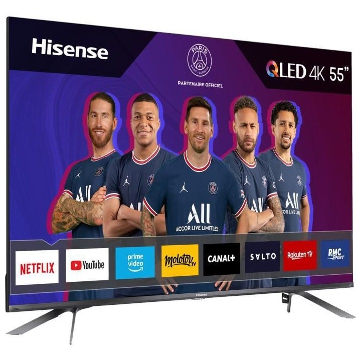 HISENSE 55E76GQ - TV QLED UHD 4K - 55 (139cm) - Dolby Vision - son Dol