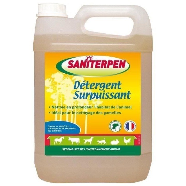 SANITERPEN - Détergent Surpuissant 5L.
