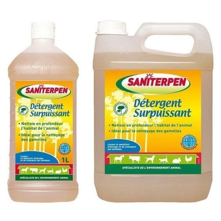 SANITERPEN - Détergent Surpuissant 5L.