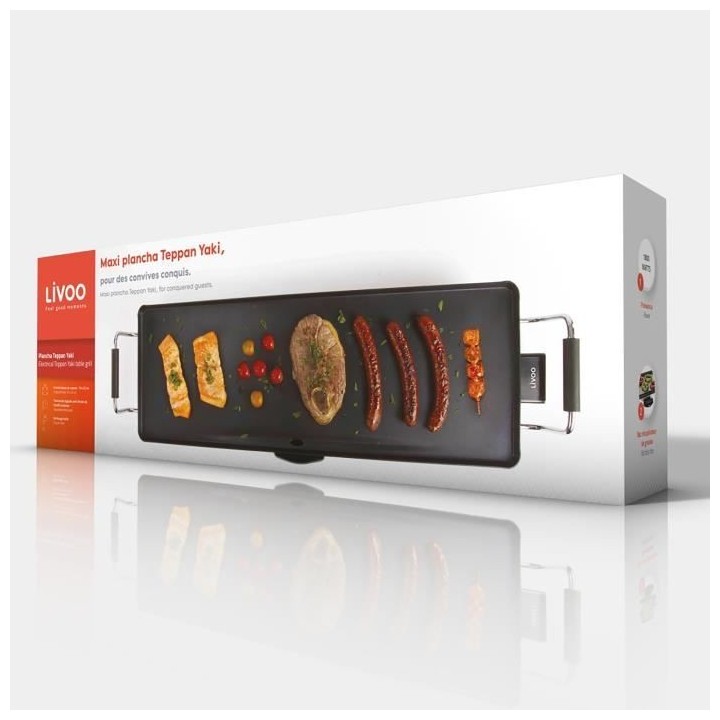 LIVOO DOM182 - Plancha Teppan Yaki, gril 70 cm