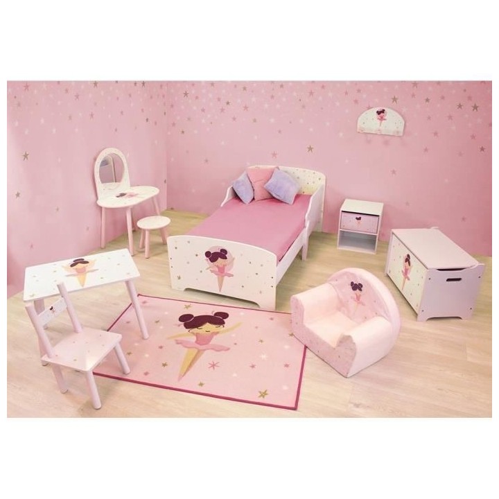 Lit avec sommier a lattes - Danseuse Ballerine - FUN HOUSE - 140 x 70