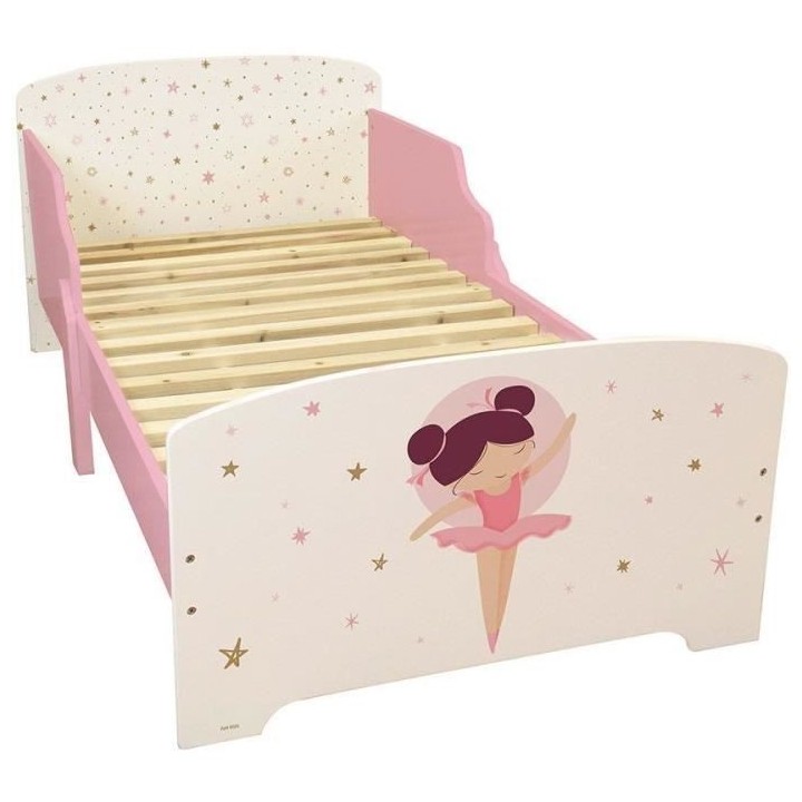 Lit avec sommier a lattes - Danseuse Ballerine - FUN HOUSE - 140 x 70