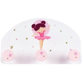 Porte-manteau - Danseuse Ballerine - FUN HOUSE - H.37 X L.21.5 X P.68