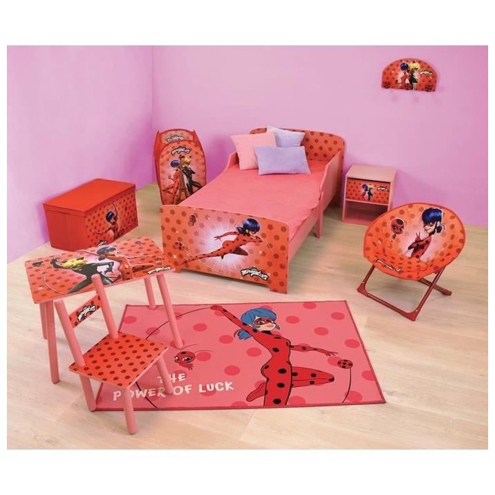 Fun house miraculous ladybug porte manteau pour enfant h.37 x l.21.5 x