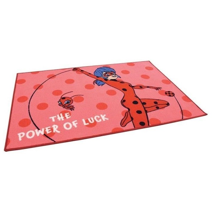 Tapis Ladibug Fun house Miraculous - 120 x 80 cm