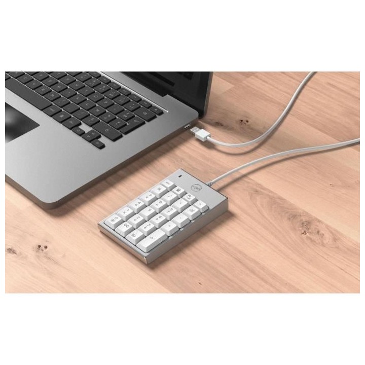 MOBILITY LAB - Pavé Numérique filaire MAC Silver