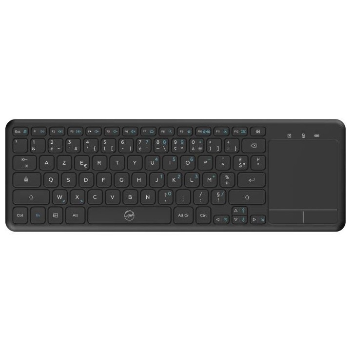 Clavier sans fil pour smart Tv - MOBILITY - Noir - Azerty
