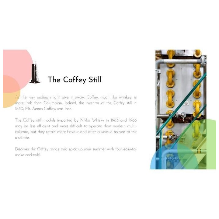 Nikka Coffey Vodka - Vodka de céréales - 40.0% Vol. - 70 cl avec ét